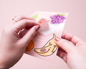 Kawaii Plant Stickers and Decal Sheets